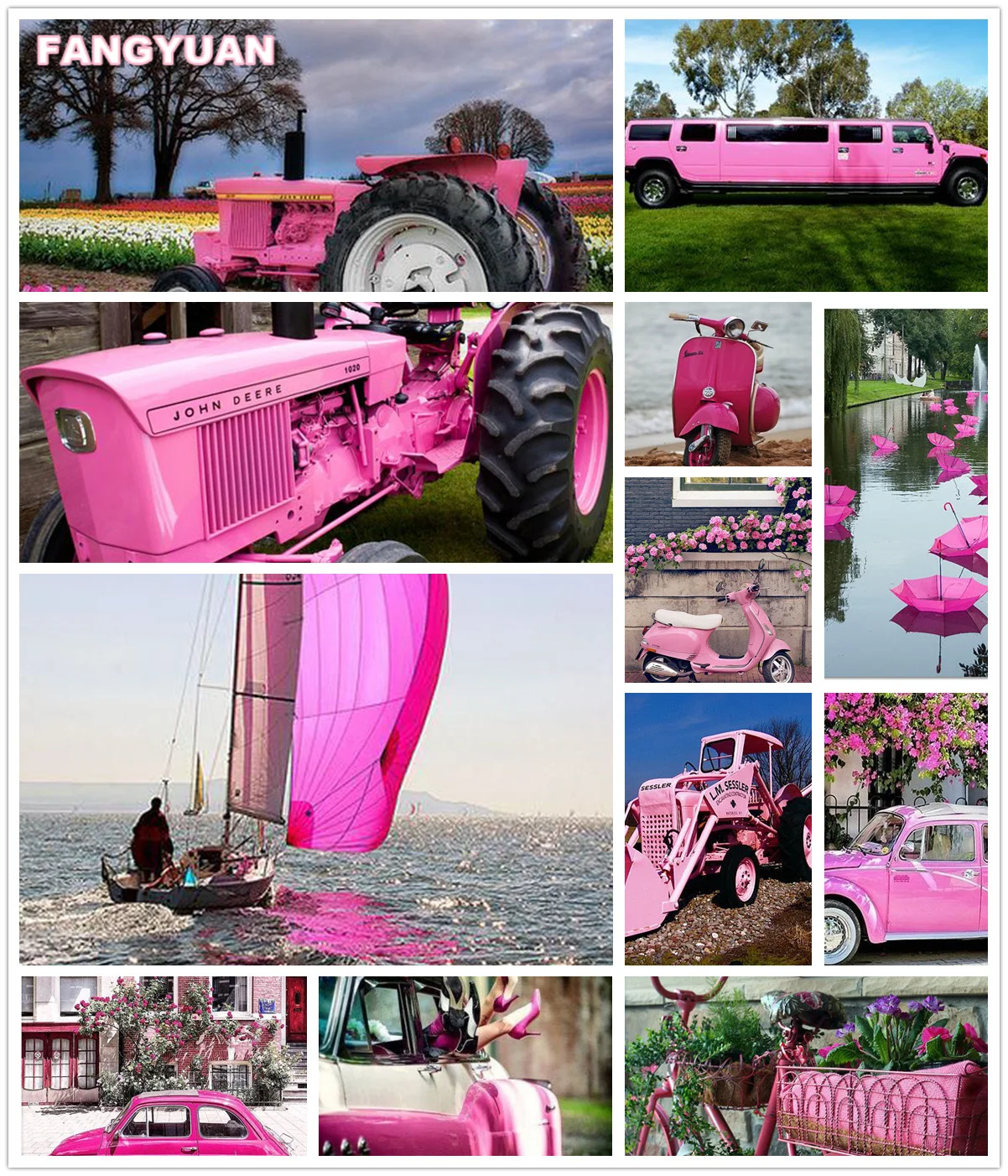 

5D Diy Diamond Painting Accessories Pink Style Car Cycle Floral Full Drill Diamond Embroidery Mosaic Cross Stitch Kit Home Decor