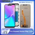 ЖК-дисплей 6,3 дюйма для Huawei Honor Play, сенсорный экран с дигитайзером для Honor Play, зеркальный дисплей, запасные части