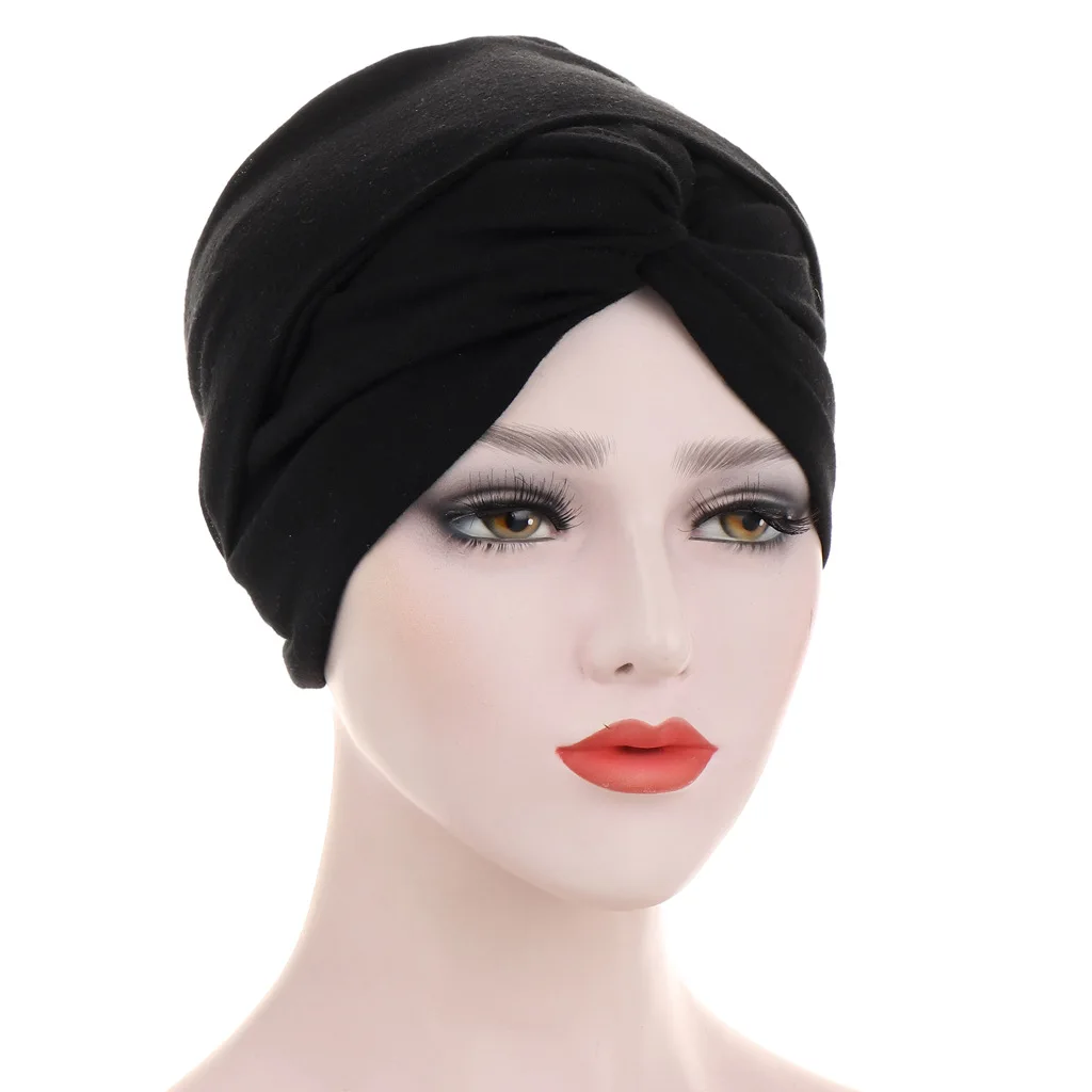 

Turban Caps For Women Muslim Bonnet Ready to Wear Hijab Musulman Femme Head Wraps Ladies Hair Loss Chemo Cap