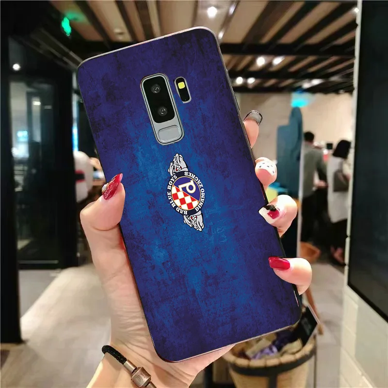 Чехол для телефона FC Dinamo Zagreb Samsung Galaxy S6 Edge S7 S8 S9 Plus A3 A7 A5 A8 A9 J5 J7 S5 DIY чехол мягкого ТПУ