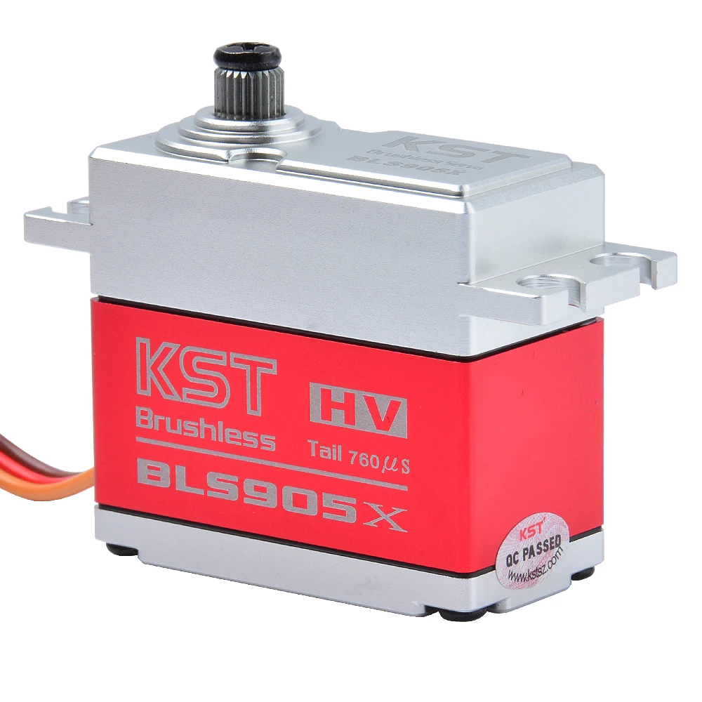 KST BLS905X 8,4 v 8 кг 0.035sec Стандартный бесщеточный мотор сервопривода для вертолета 550-700 хвост с дистанционным управлением