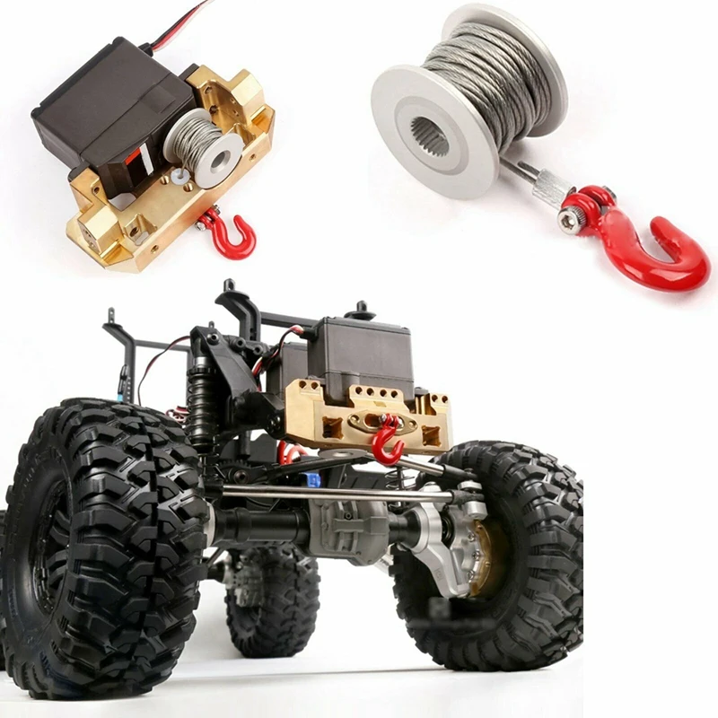 GRC 25T Серводвигатель барабан RC Рок Гусеничный рулевой редуктор лебедки