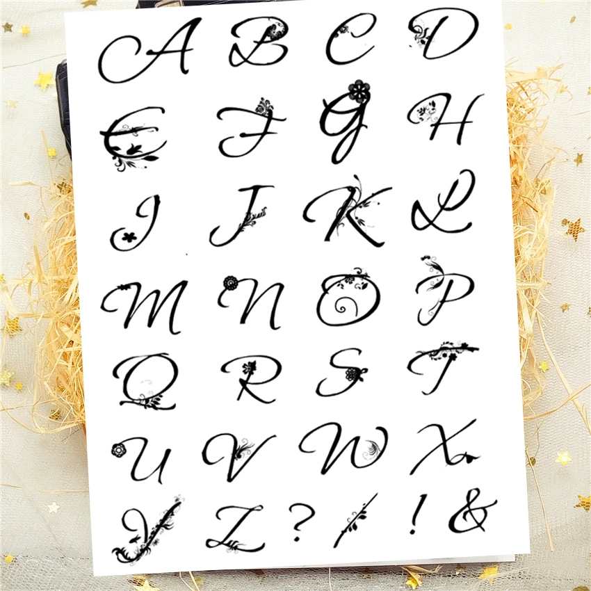 14x18 см со снежинками буквами прозрачный печать прозрачные наклейки силиконовый