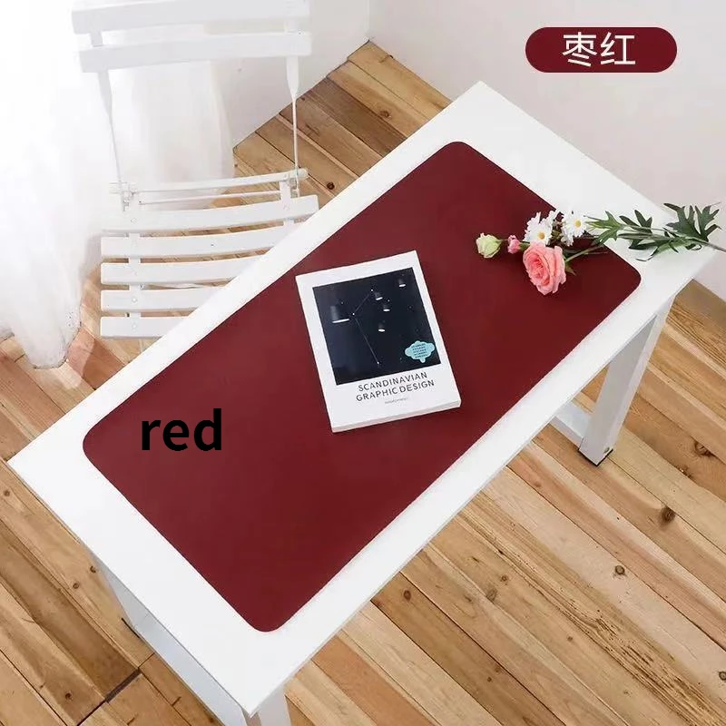 

1PC Large Size Mouse Pad Desk Mat Nonslip Leather Suede Pads Gaming Gamer Anti-slip Keyboard Mouse Pad for Laptop PC Accessories