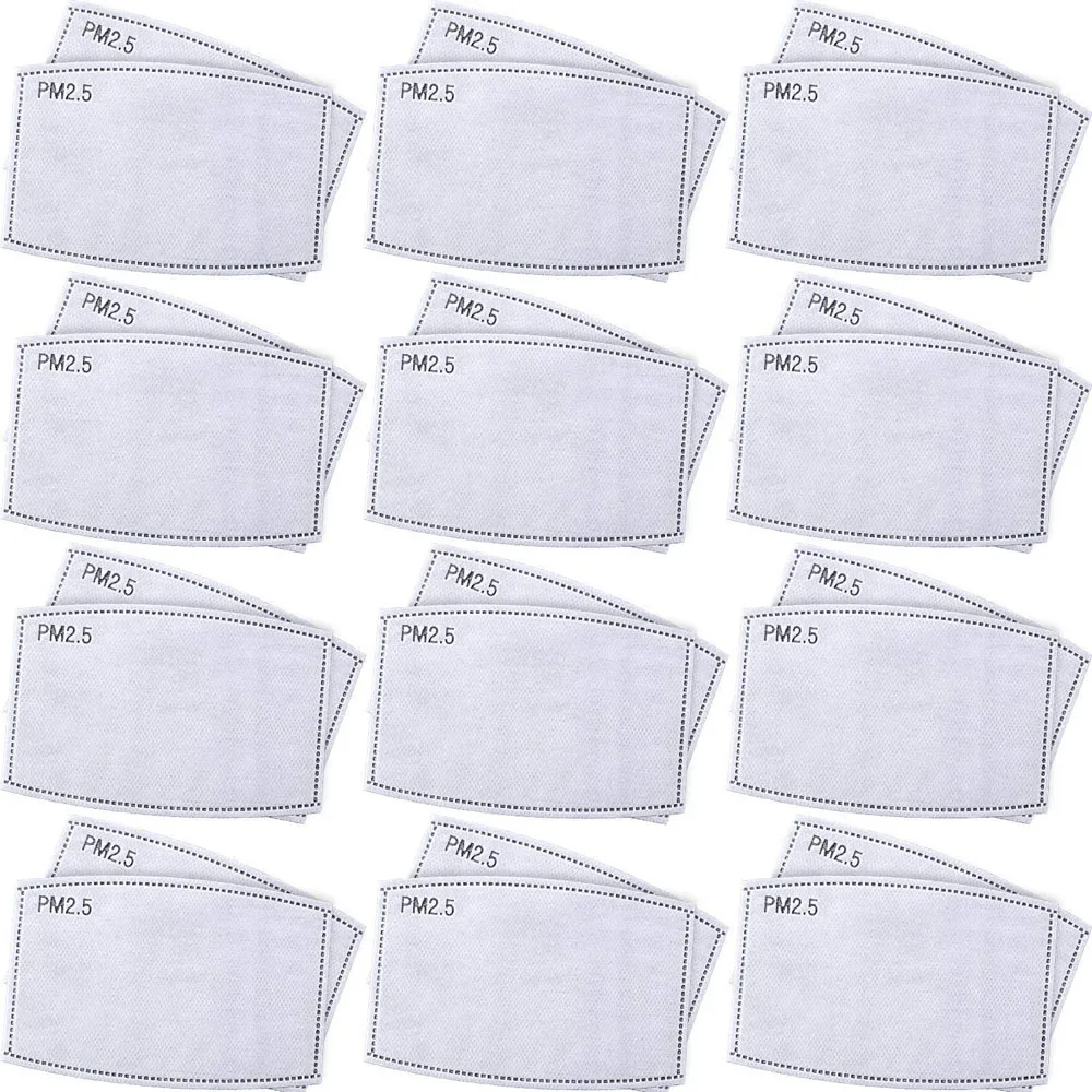 

10pcs/Lot pm2.5 Filter paper Anti Haze mouth Mask anti dust mask Filter paper Bacteria Proof Flu Face Filter