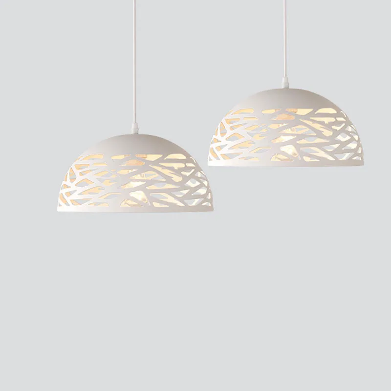 

Modern Laser Cut Pendant Light Indoor Decorative Dining Room Pendant Lamp Black White Contemporary Pendant Light