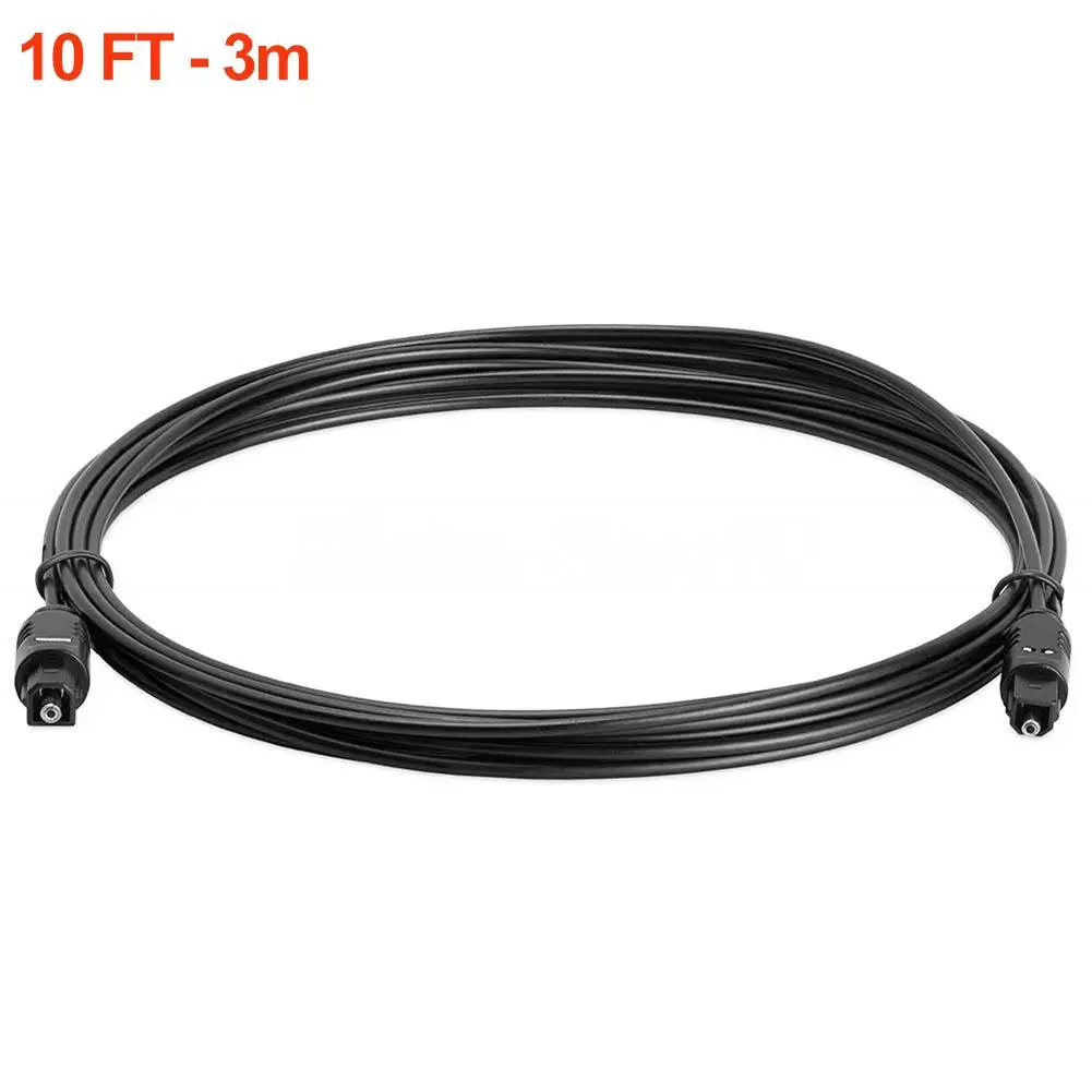 Цифровой оптический аудиокабель TOSLink HD 1 м 8 3 SPDIF цифровой ТВ-усилитель кабель для
