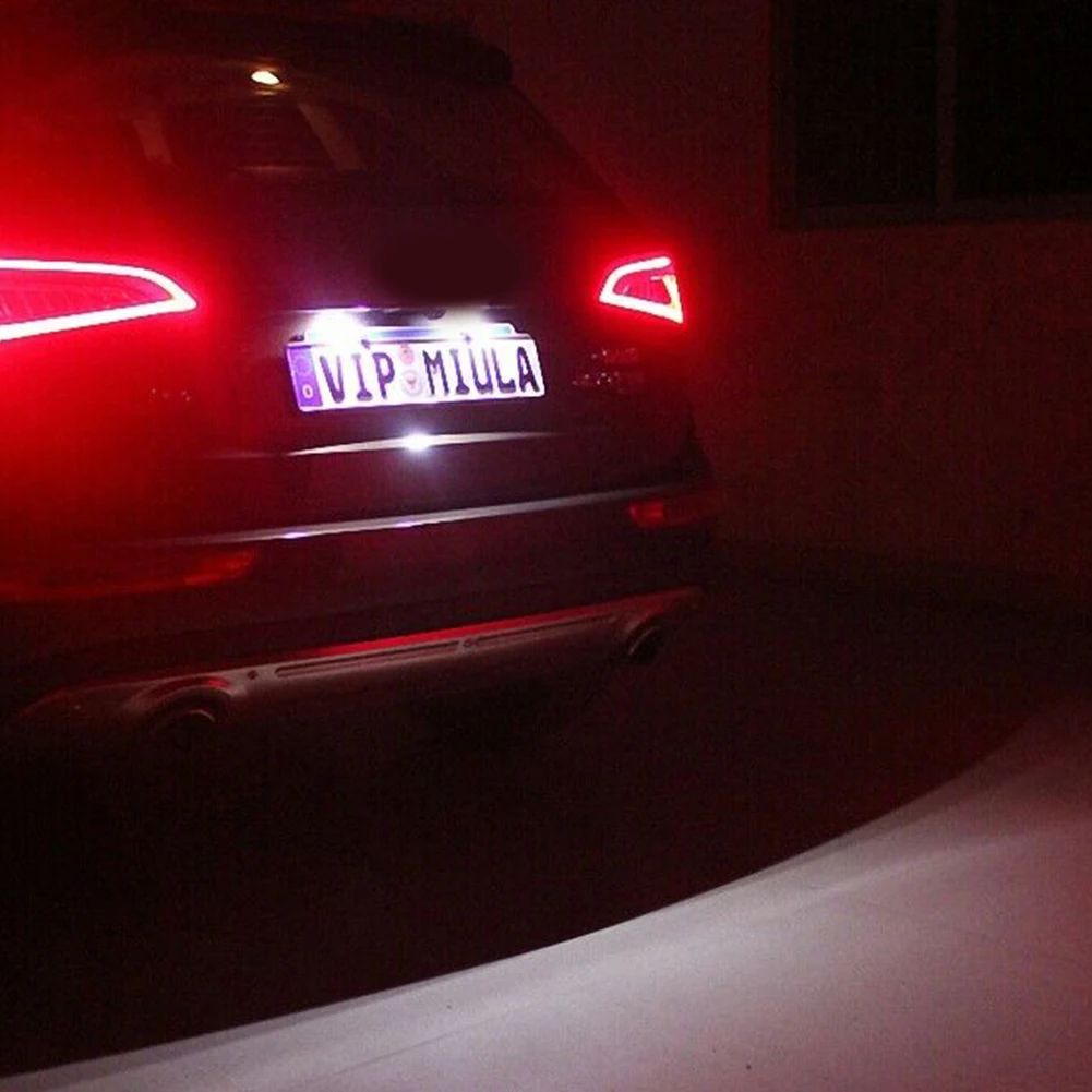 2 шт. светодиодный светильник номерного знака автомобиля 18 без ошибок номерной