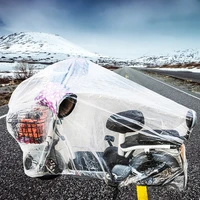 universal disposable pe transparent clear motor cover motorcycle dust dirt water protection electric vehicle motorcycle clothes