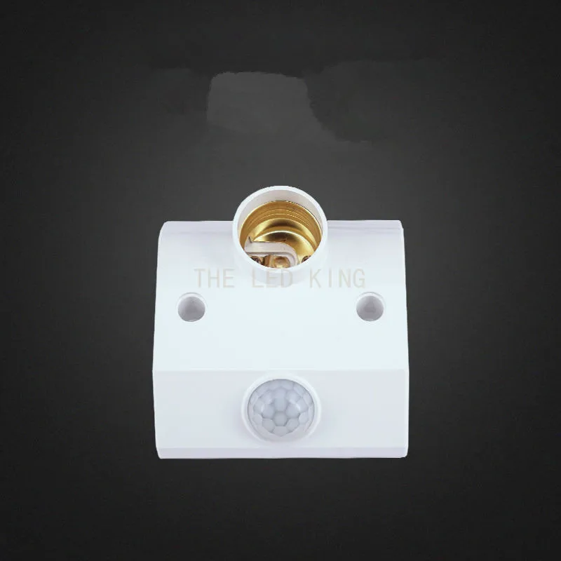 Цоколь E27 преобразователь 110-240 в основа лампы с пассивным ИК датчиком движения