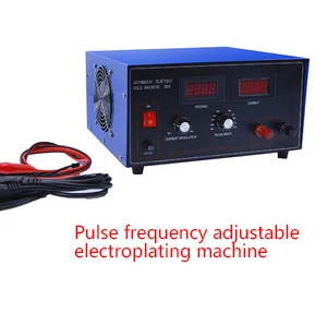 

30A High Power Adjustable Pulse Frequency Conversion Gold and Silver Electroplating Machine