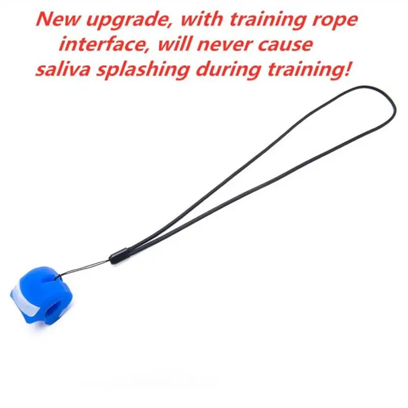 

2021 Jaw Exerciser Fitness Ball Jaw Shaper Food Grade Silicone Face Exercise Ball Portable Fitness Equipments With Haning String
