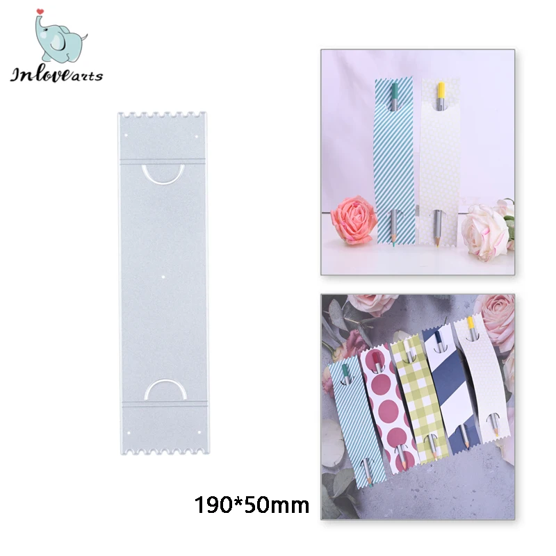 

InLoveArts Pencil Holder Metal Cutting Die Mould Scrapbook Decoration Embossed Photo Album Decoration Card Making DIY Handicraft