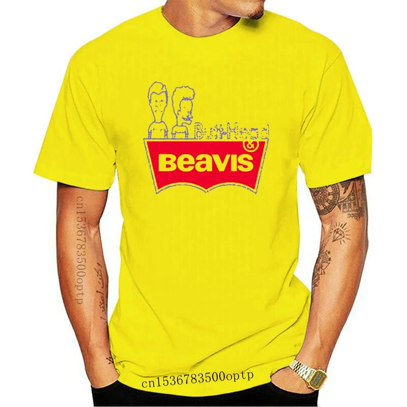 

New Beavis And Butthead Logo Parody Funny White T-Shirt Size S - 3Xl Wholesale Tee Shirt