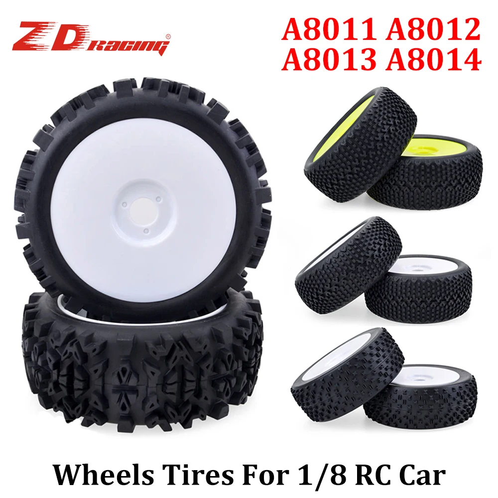 ZD гоночные 4 шт. радиоуправляемые колеса резиновые шины Hub шина шестигранник 17 мм