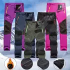 Брюки-карго мужские водонепроницаемые, уличные спортивные штаны для походов и кемпинга, повседневные теплые брюки из мягкого флиса, размеры 5XL, Осень-зима