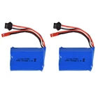 Литий-полимерный аккумулятор для wltoys A303, A313, A323, A333, 18500, 6,4 мАч, 2 шт.
