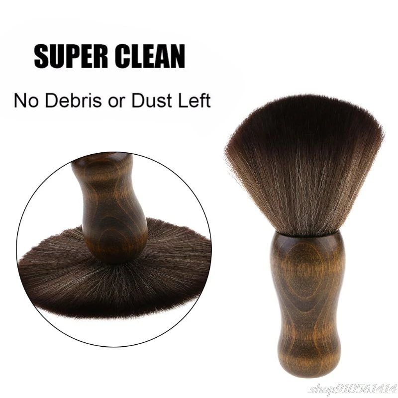 Антистатическая мягкая щетка для очистки волос с деревянной ручкой и