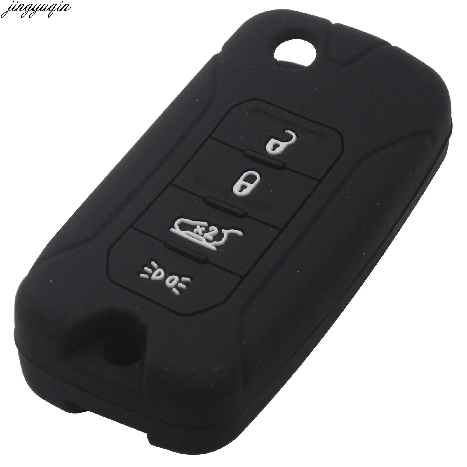 Стильный дистанционный ключ брелок от машины силиконовый чехол защитный для Jeep