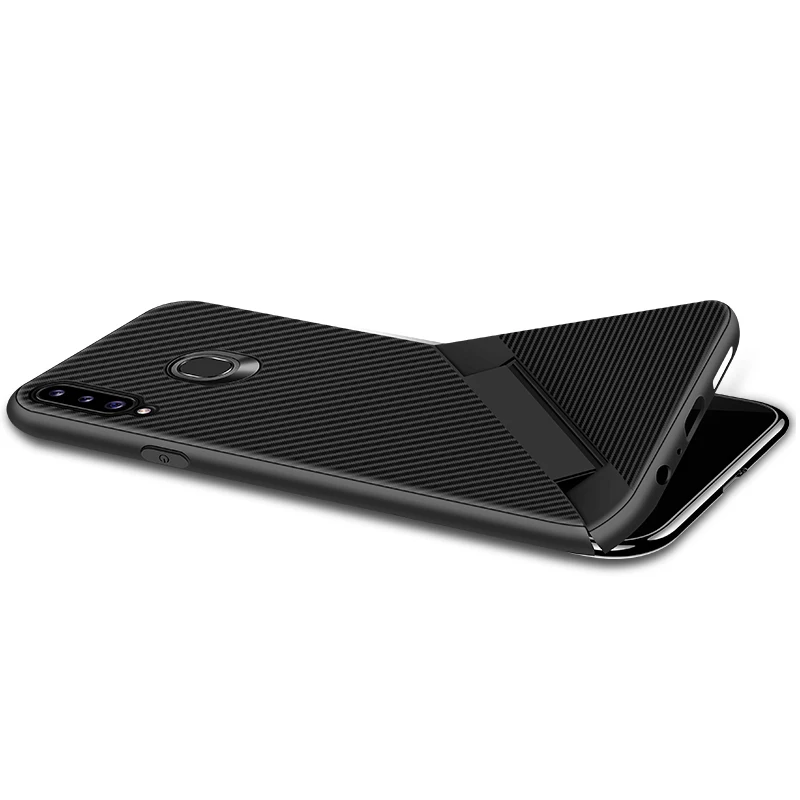 Складной чехол-подставка из углеродного волокна для телефона Samsung Galaxy A10 M10S A20 A30 A50