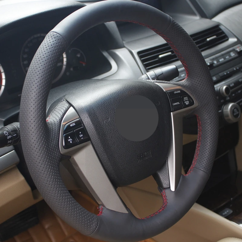 Фото Hige мягкий Искусственная кожа Чехол рулевого колеса автомобиля для Honda Accord 8 2008-2012 Crosstour 2012 пилот 2009-2015 Odyssey 2011-2017 №4