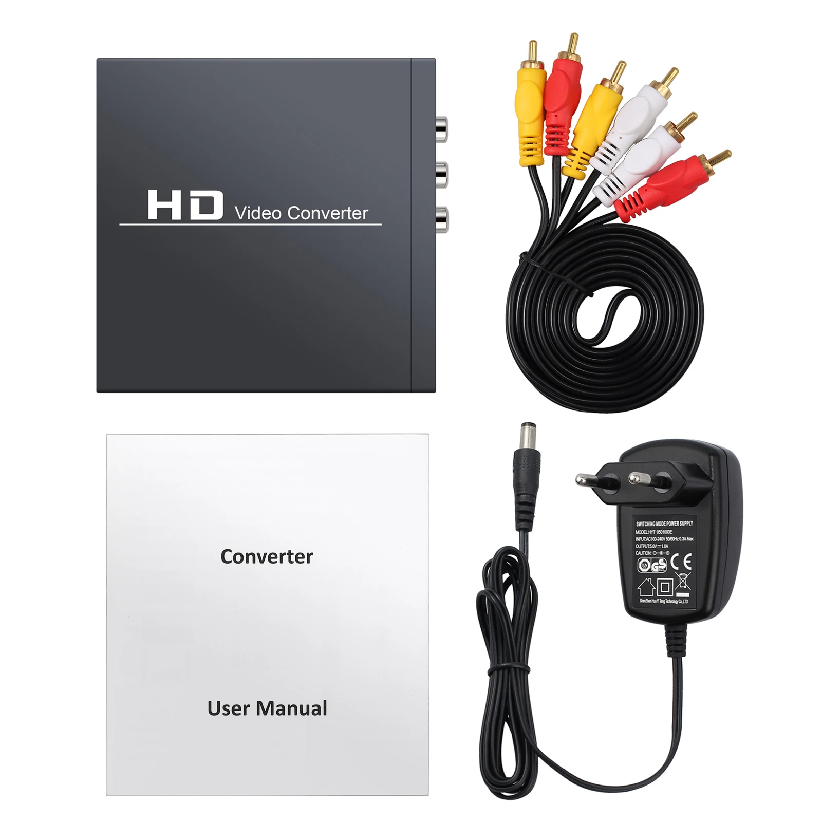 LiNKFOR HDMI совместимый конвертер 3RCA CVBS AV композитный видео аудио адаптер с 3 5 мм