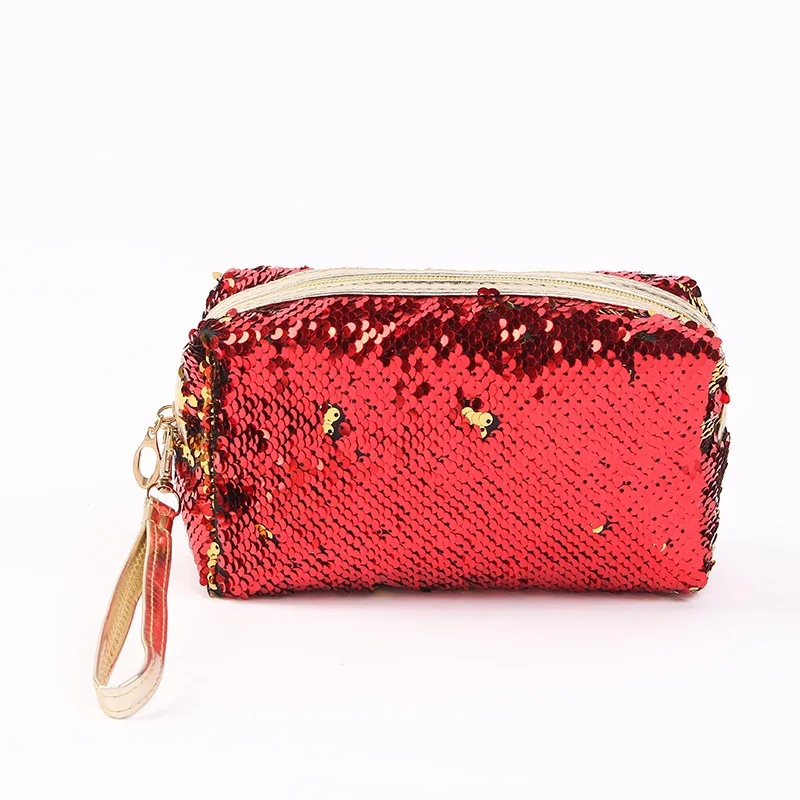 

Female Bag 2021 Handmade Sequins Portable Octagonal Bag Fashion Cosmetic Bag Travel Portable Storage Bag Cosmetic Storage Bag