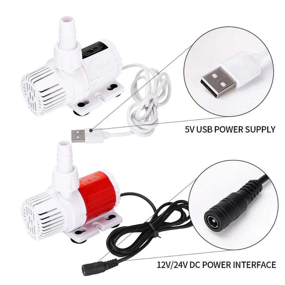 Аквариумный погружной насос NICREW бесшумный микропищевой фильтр для аквариума