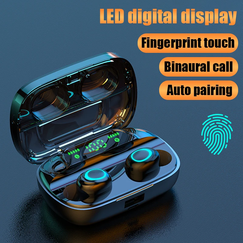 S11 TWS Bluetooth Wireless Headphones with Mic Sports Waterproof Earphone HIFI Stereo Noise Cancelling Headset Earbuds | Электроника