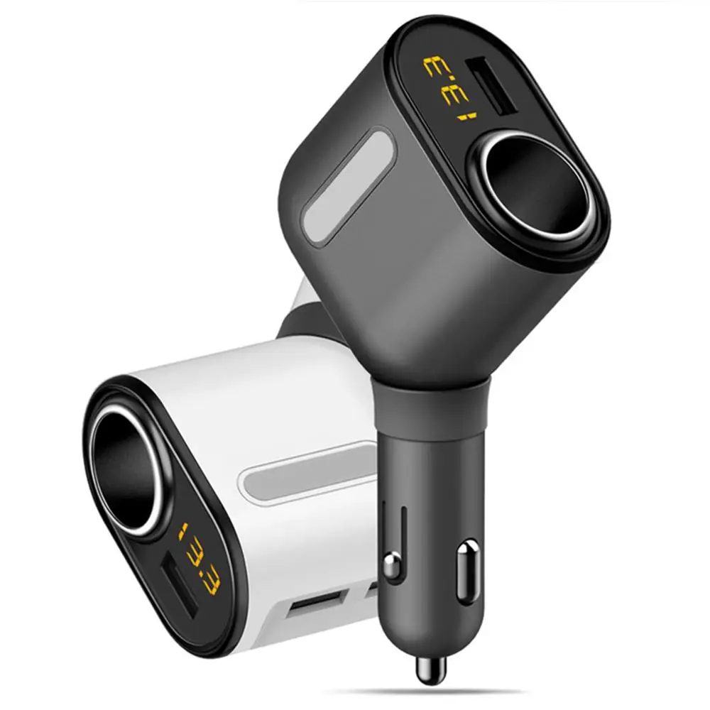 Розетка для автомобильного прикуривателя сплиттер 3 в 1 порты USB автомобильное
