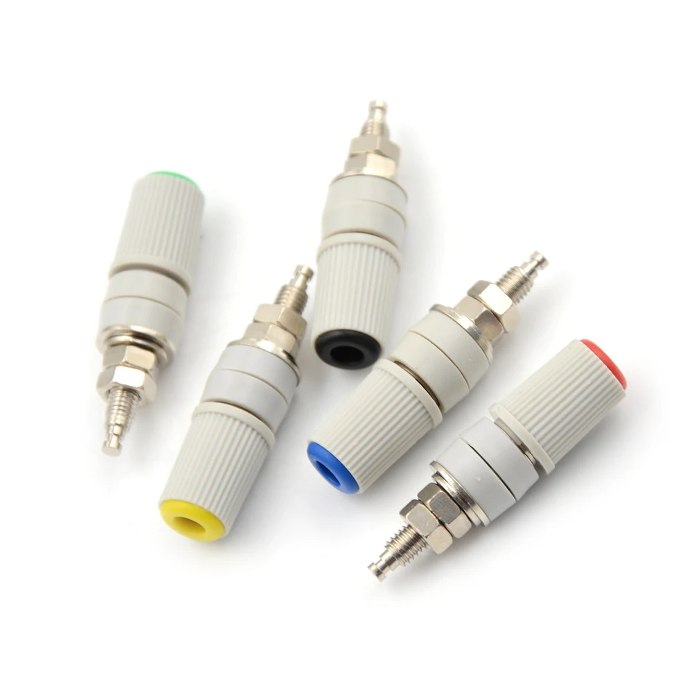4 мм 30A M5 переплет пост медь банан Панель розетка Аудио Динамик адаптер Усилитель