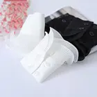 Съемная рубашка, плиссированные расклешенные рукава, накладные манжеты, однотонные плиссированные аксессуары для женской одежды