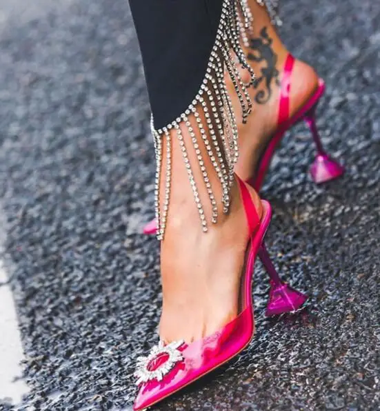 

Лидер продаж; Цвет розовый, черный, синий, красный, зеленый; Туфли-лодочки из ПВХ с острым носком; Женские вечерние туфли с закрытым носком, ук...