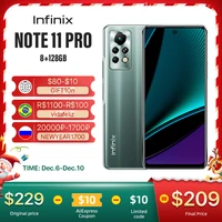 global version infinix note 11 pro 8gb 128gb 6 95 display smartphone helio g96 64mp camera 33w super charge 120hz refresh rate