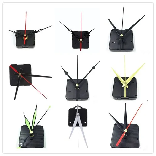 Новые кварцевые часы механизм длинный шпиндель Красные Руки ремонт DIY