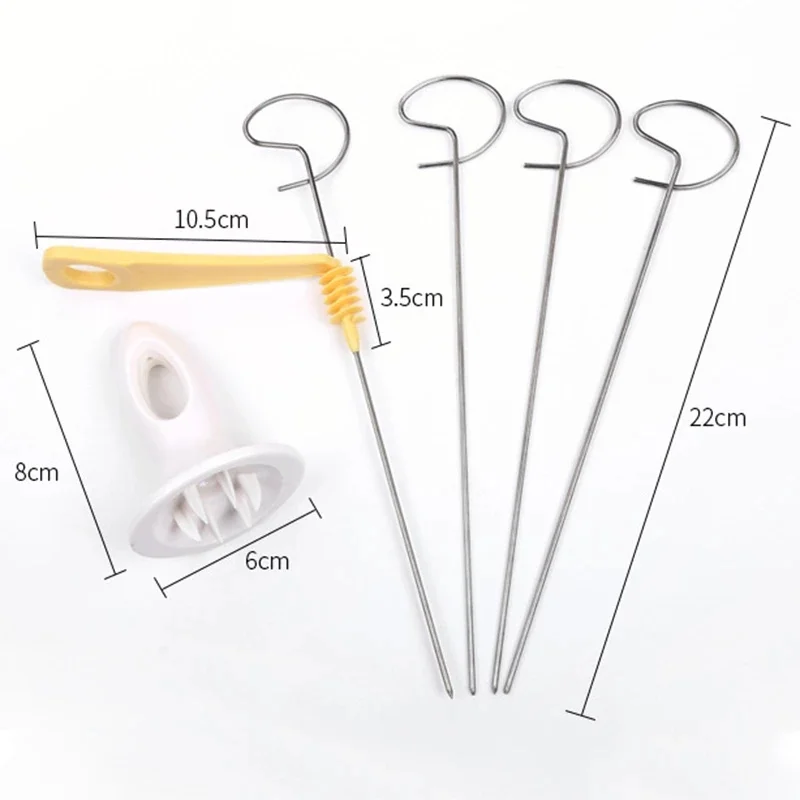 Спиральный резак для картофеля 1 комплект слайсер жарки кухонные инструменты