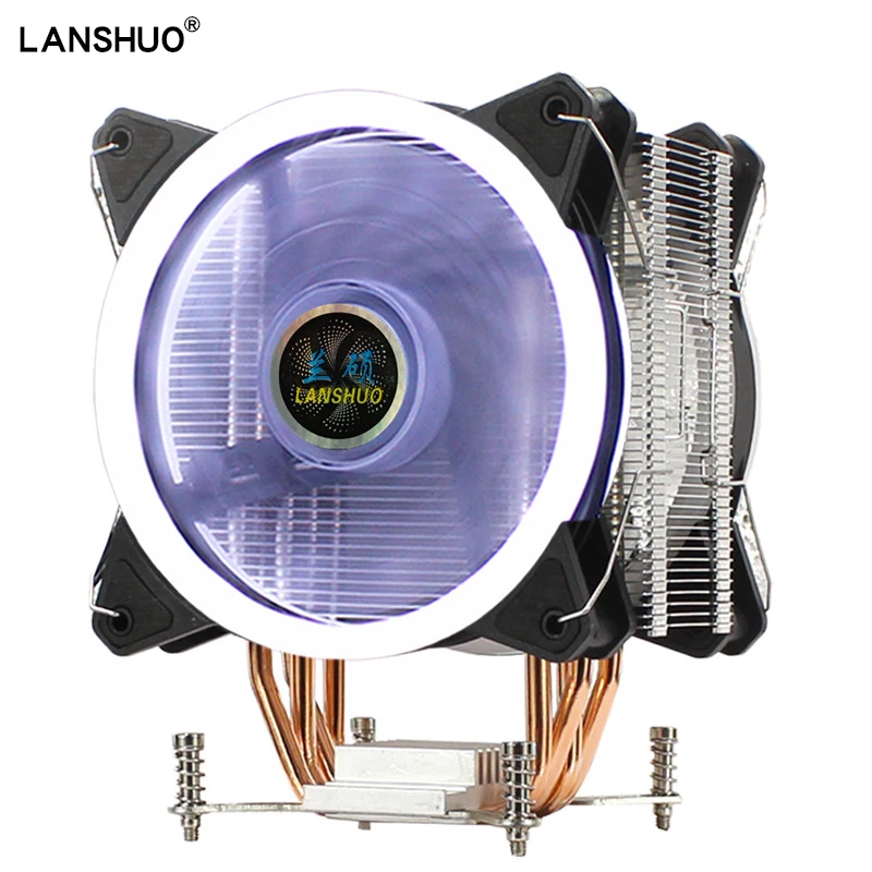Кулер для процессора LANSHUO X79 материнская плата сервера LGA2011 4 тепловых трубки