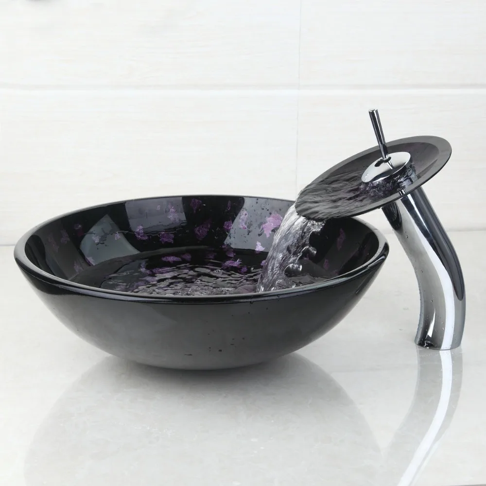 Роскошный умывальник 4232-1 новый для ванной комнаты ручная краска закаленное