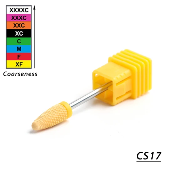 CS17 STZ 1 шт. керамические сверла для ногтей Маникюрные роторные фрезы электрические пилочки для ногтей Гель-лак для удаления педикюра аксессуары CS01-27 - Цвет: CS17