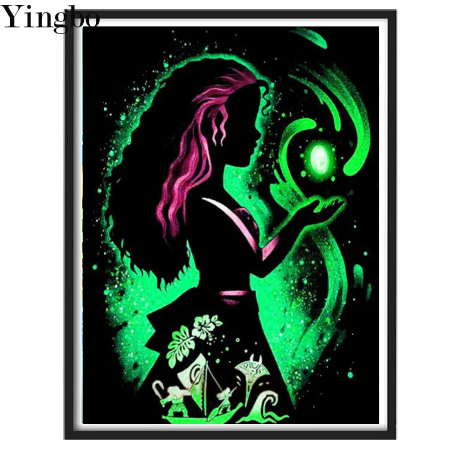 Мультяшная принцесса девушка 5D алмазная живопись вышивка полная квадратная