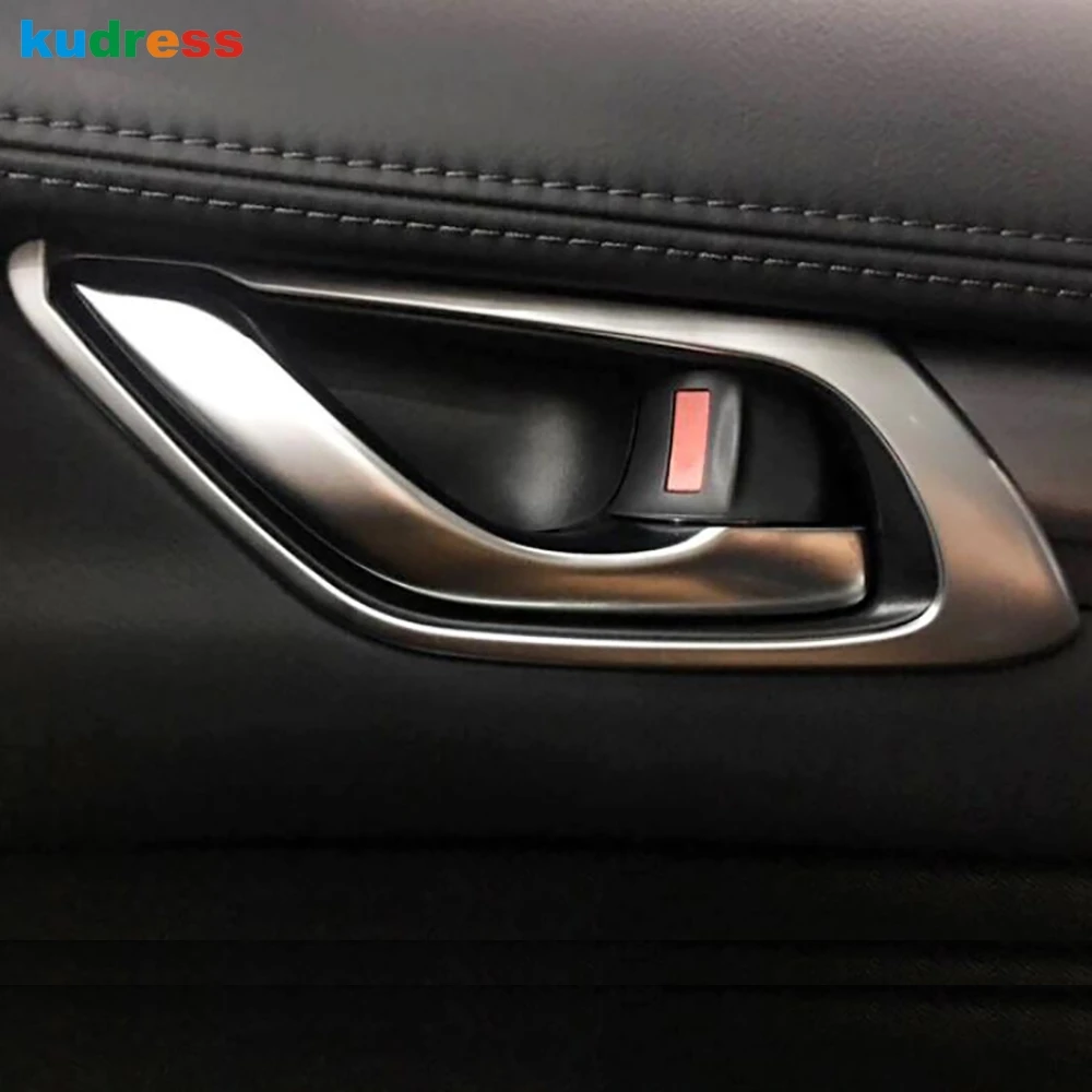 Для Mazda CX8 CX 8 2017 2018 2019 2020 ABS Внутренняя Рамка для дверной ручки декоративная крышка