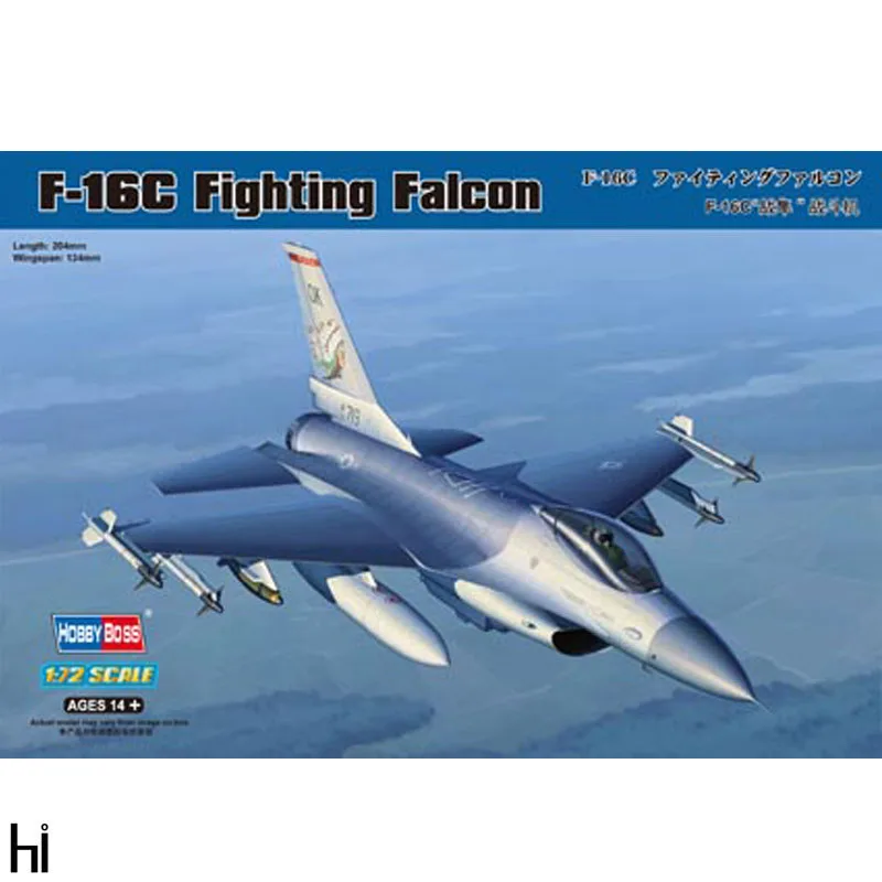 

HobbyBoss 80274 1/72 F-16C Fighting Falcon истребитель самолет Дисплей игрушка Пластик сборка модель комплект