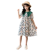 kids dresses for girls cute dot printing baby girl dress 4 5 6 7 8 9 10 11 12 13 14 years clothes casual children princess dress