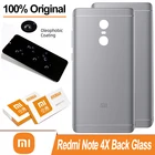 100% оригинальный задний корпус для Xiaomi Redmi Note 4X задняя крышка батарейного стекла задние запасные части