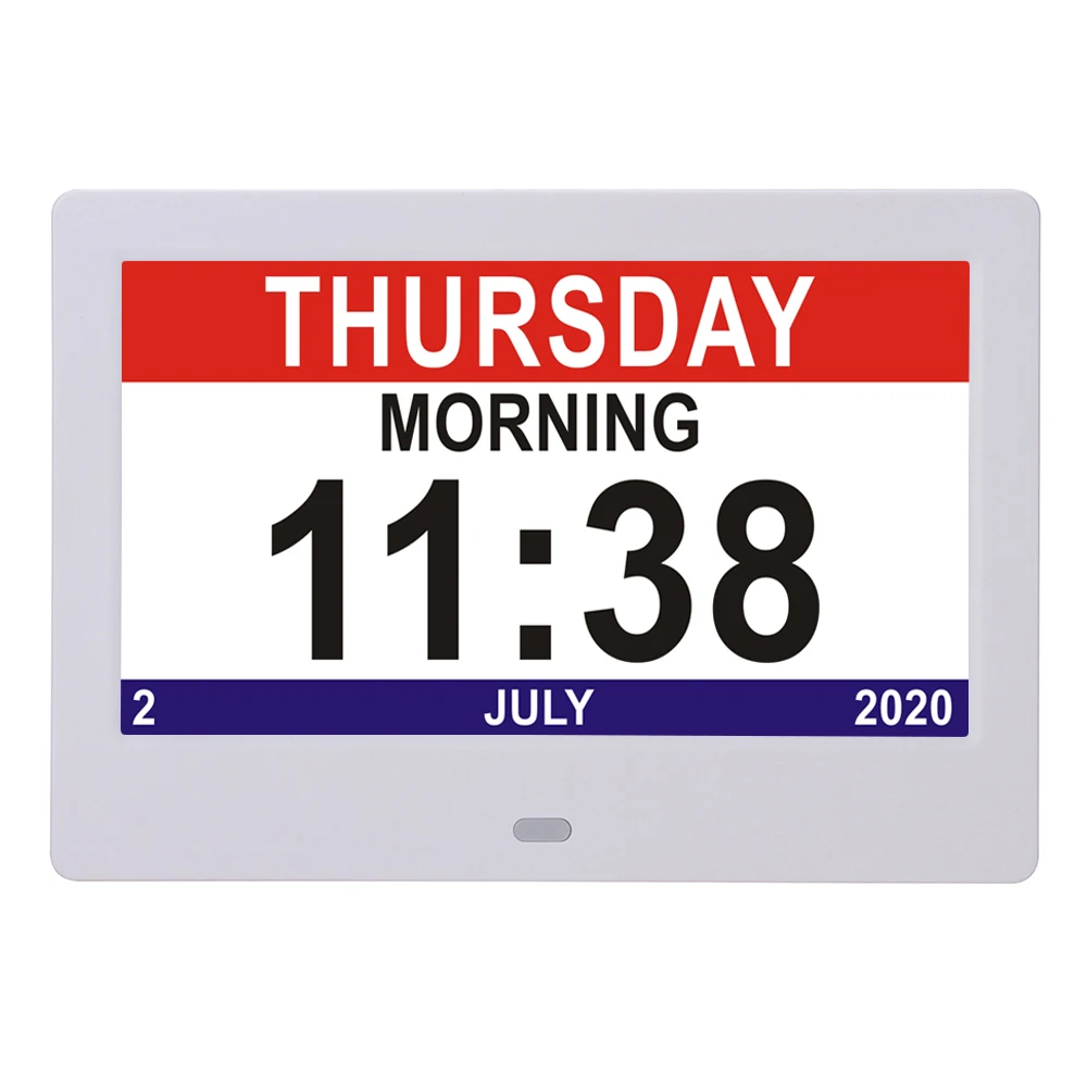 Digital Calendar Alarm Day Clock, 7