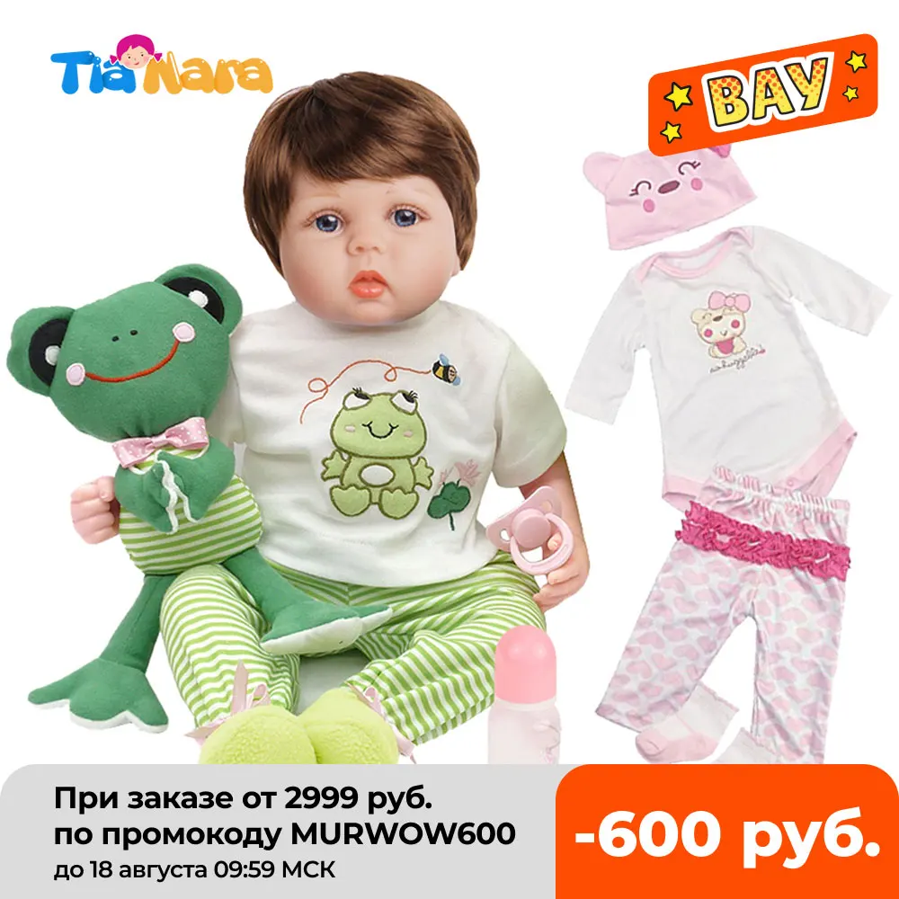 

Кукла-реборн из силикона и винила, 55 см