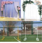 3 м * 3 м Свадебный фон рамка из кованого железа декоративная подставка для цветов на заказ Свадебная квадратная арочная полка Свадебный декор