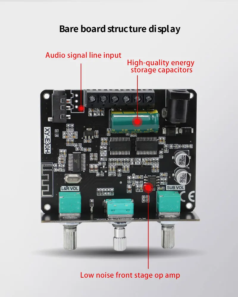Цифровой усилитель HIFIDIY LIVE E100L E30H 2 1 каналов Bluetooth 100 мощности аудио стерео