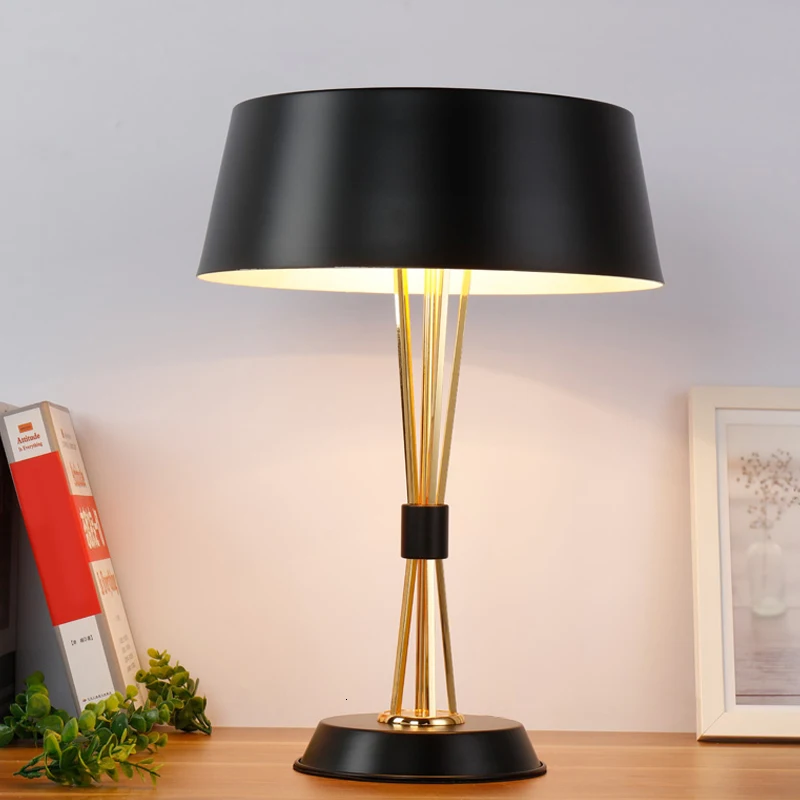 Роскошная Настольная лампа с защитой глаз для спальни офиса tafellamp decoracao para casa |