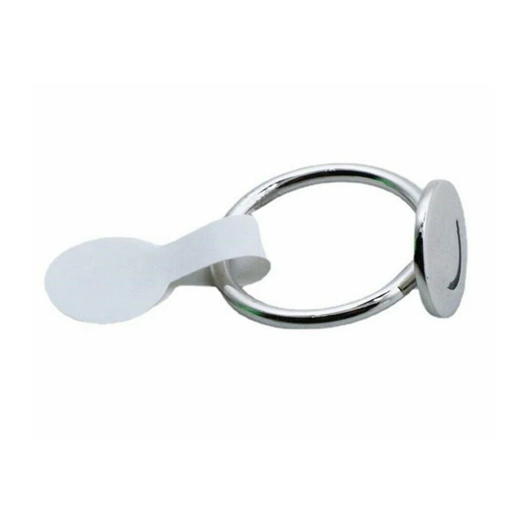 Круглые белые этикетки для бижутерии самоклеящиеся бирки гантелей ожерелий